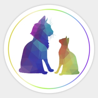 Cat&kitten - CatsCollection #1 Sticker